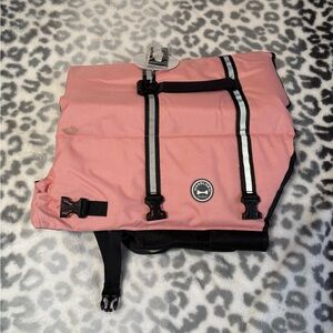Pink XL Dog Swimming Life Vest